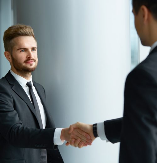 Business People. Successful Business Partner Shaking Hands in the office